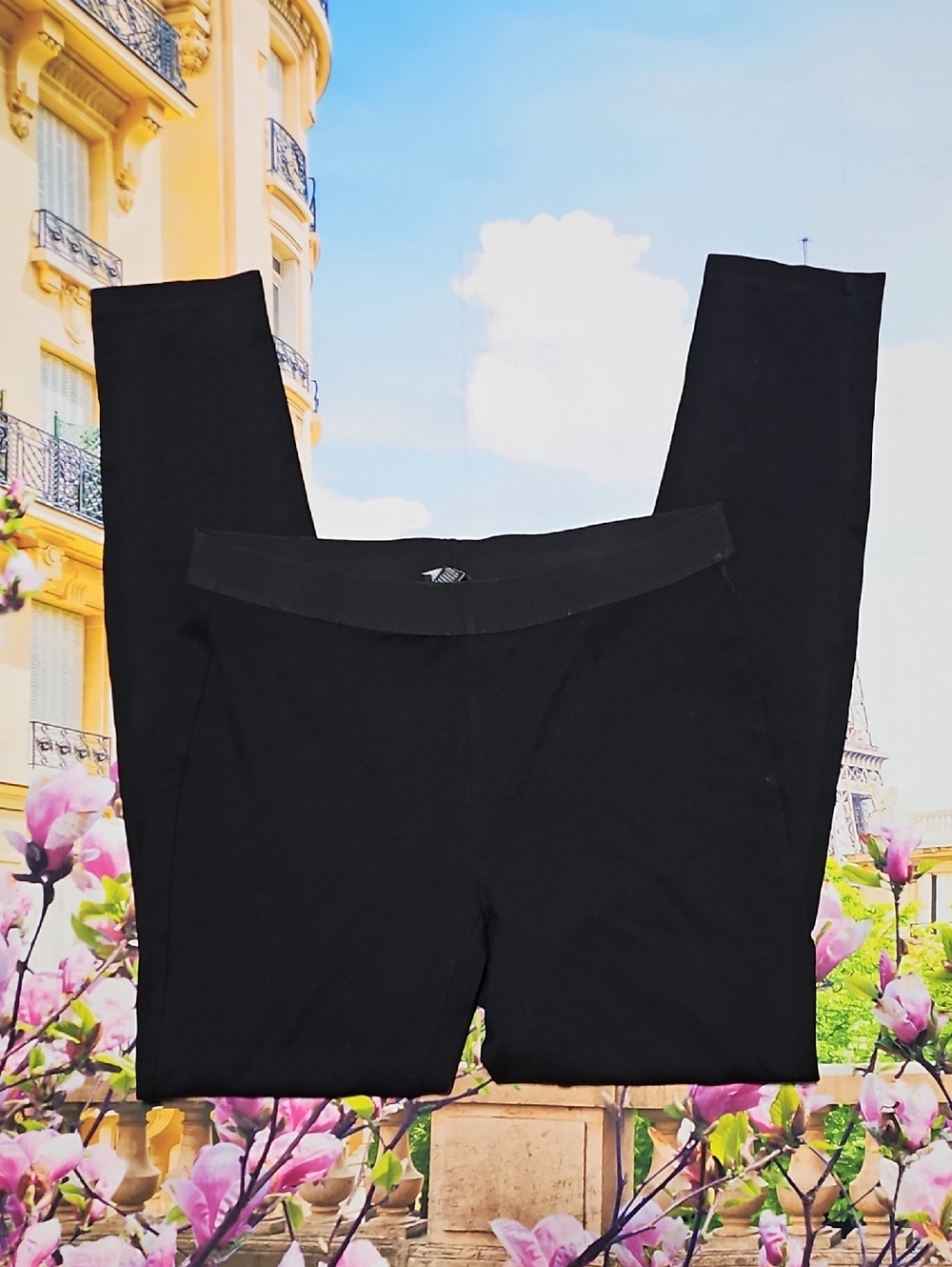 Eileen Fisher Skinny Black Leggings Size XS